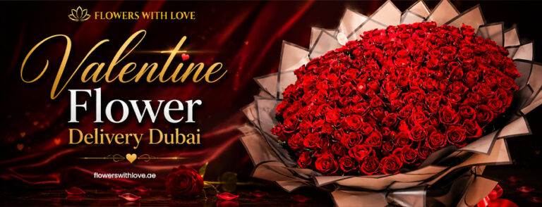 Valentine flower delivery Dubai