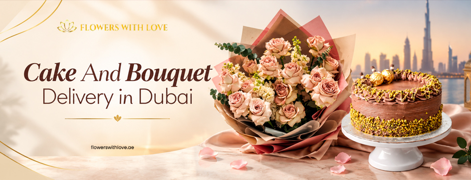 cake and bouquet delivery in dubai