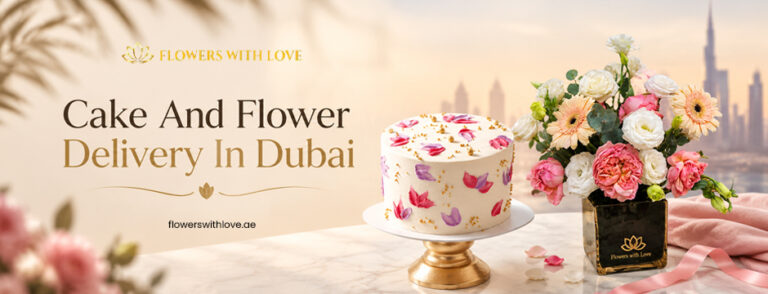cake and flower delivery in Dubai