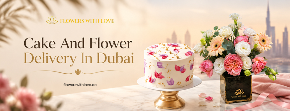 cake and flower delivery in Dubai